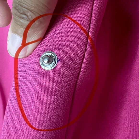 Zara Pink Blogger Favorite Barbiecore Belted Frock Coat Size Medium - Picture 13 of 16